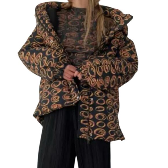 Find Me Now x Free People Nova Puffer Jacket Coat Size S/M - Picture 5 of 15